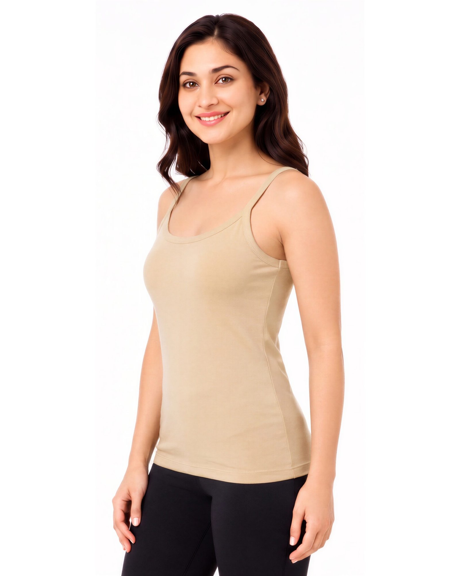 Women’s Camisole Cotton Slips –Peach