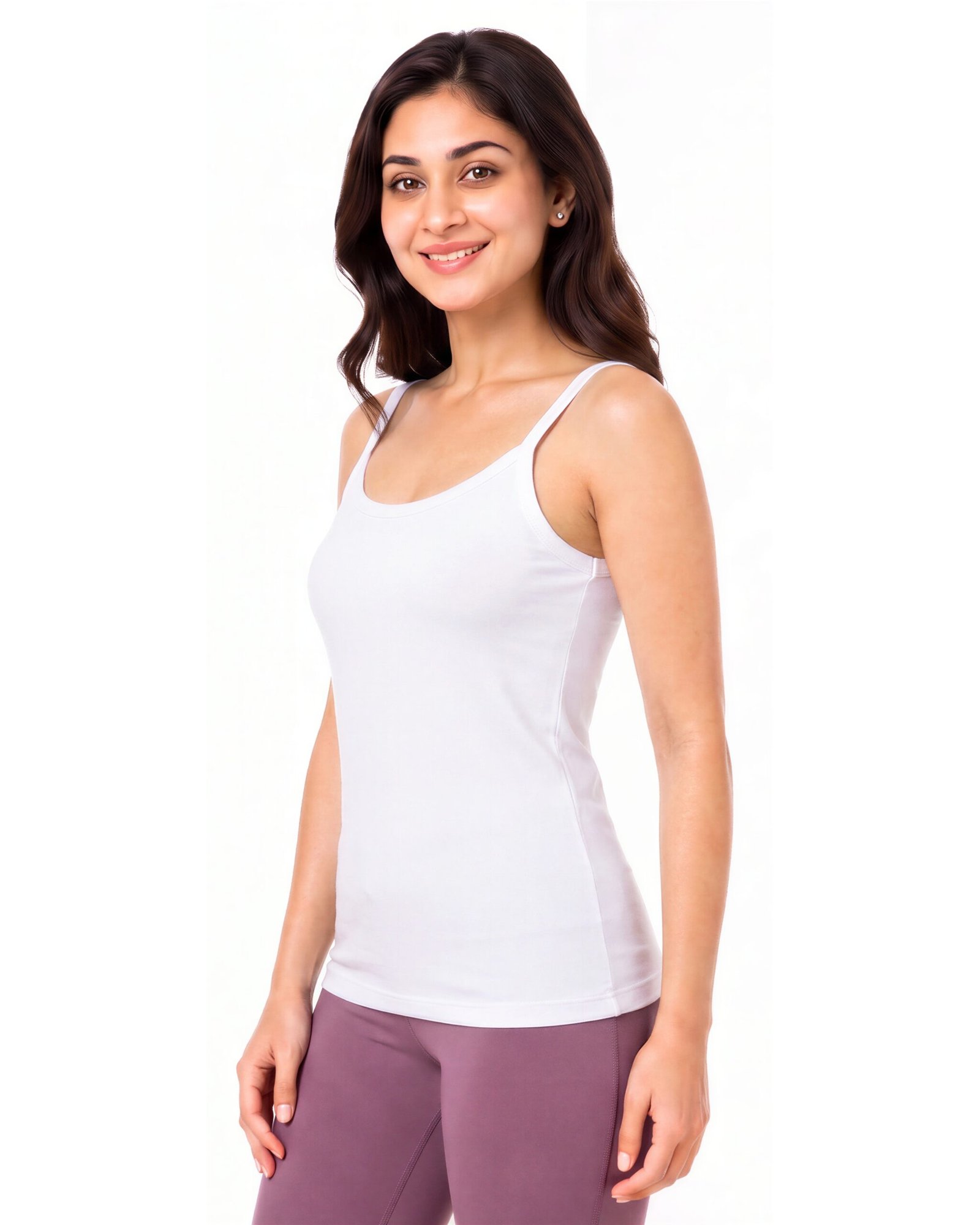 Women’s Camisole Cotton Slips – White