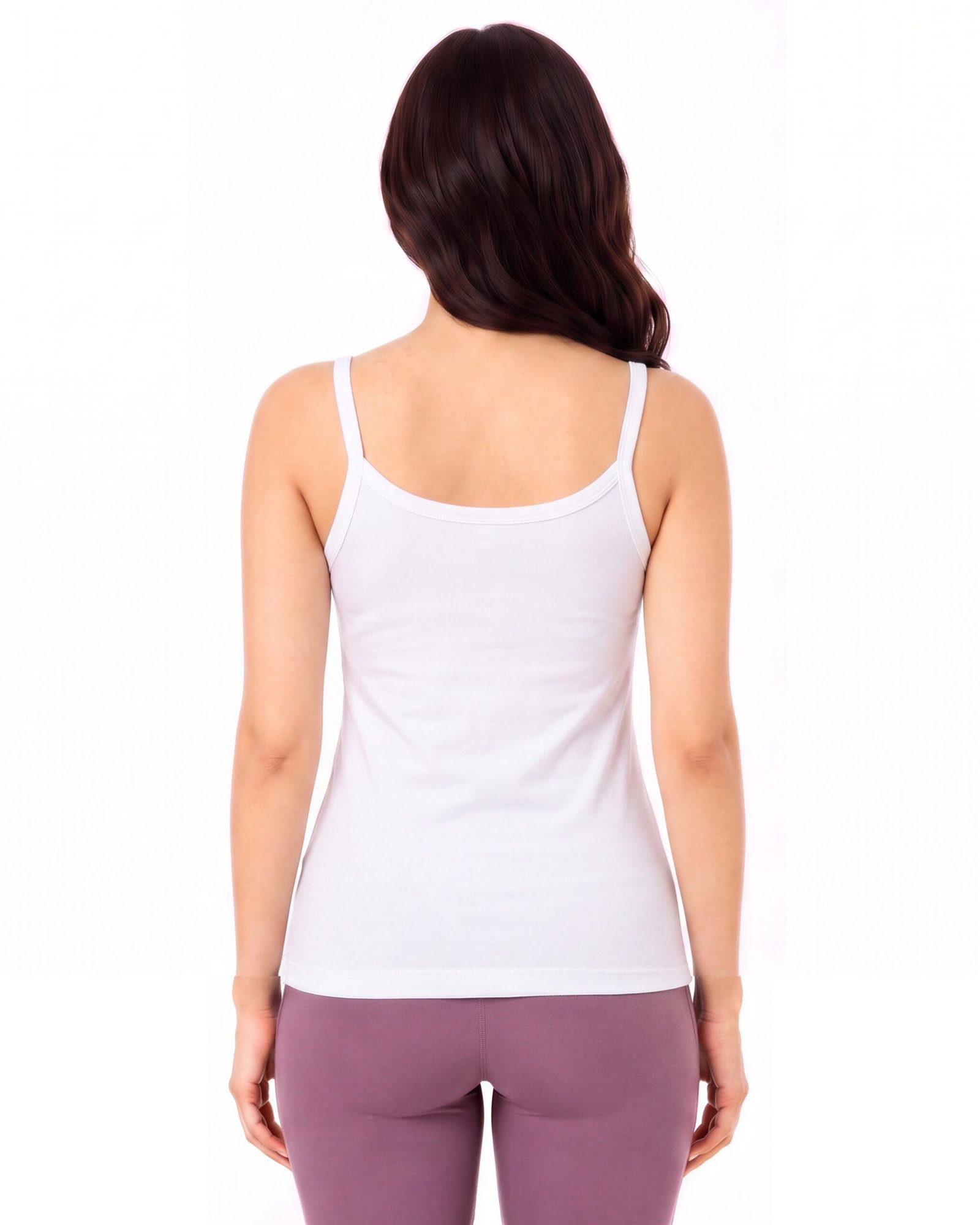 Women’s Camisole Cotton Slips – White